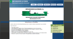 Desktop Screenshot of mecanizadosalfonsin.com